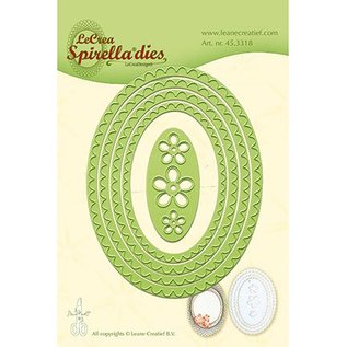 Leane Creatief - Lea'bilities und By Lene Stanzschablonen: Spirella ovals. nur noch wenige vorrätig