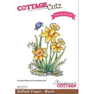 Cottage Cutz NEW stamping stencil stamp +: Flower