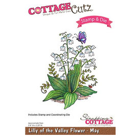 Cottage Cutz NEW stamping stencil stamp +: Flower