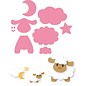 Marianne Design Cutting and embossing template Collectables - Eline's sheep