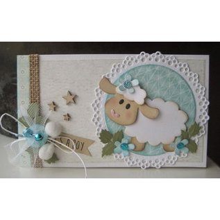 Marianne Design Cutting and embossing template Collectables - Eline's sheep