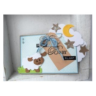 Marianne Design Cutting and embossing template Collectables - Eline's sheep