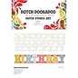 Dutch DooBaDoo Arte de la plantilla del alfabeto AZ