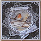 Marianne Design Stamping template: 2 decorative frames and 2 leaves