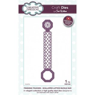CREATIVE EXPRESSIONS und COUTURE CREATIONS Stamping- and pre-template, filigree border