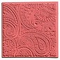 Modellieren Une natte de texture, Paisley, 90 x 90 mm