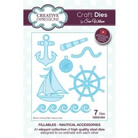 CREATIVE EXPRESSIONS und COUTURE CREATIONS Stamping stencils: Nautical Accessories
