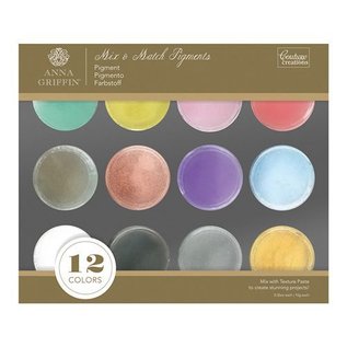 FARBE / STEMPELKISSEN Mix & Match Pigment Powder in 12 colors!