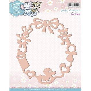 Yvonne Creations Embossing and cutting template, baby frame