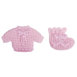 Embellishments / Verzierungen Baby accessories Baby socks + socks baby pink