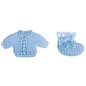 Embellishments / Verzierungen Babyaccessoires camisola + calcetines del bebé azul