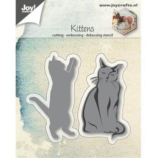 Joy!Crafts / Jeanine´s Art, Hobby Solutions Dies /  modèle POINTAGE: chats, jouer et assis