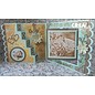 Crealies und CraftEmotions Stamping template, border