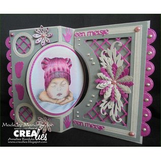 Crealies und CraftEmotions Stamping template, border