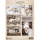 Bilder, 3D Bilder und ausgestanzte Teile usw... Picture sheet, A4, baby boy