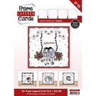 BASTELSETS / CRAFT KITS Set con 12 carte ornamentali bianchi + Bilderbogen