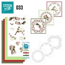 BASTELSETS / CRAFT KITS Card set "Rosen" embroidered