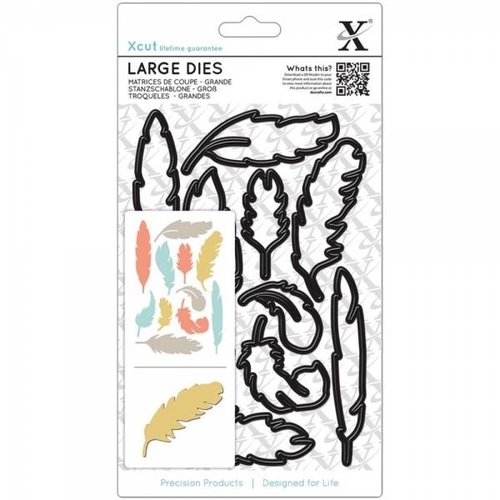 Docrafts / X-Cut dies de coupe: 11 plumes Docrafts / X-Cut dies de coupe: 11 plumes