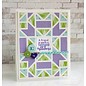 Taylored Expressions Stamping template: Quilted frame