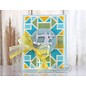 Taylored Expressions Stamping template: Quilted frame