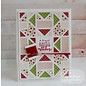 Taylored Expressions Stamping template: Quilted frame
