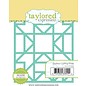 Taylored Expressions Stamping template: Quilted frame