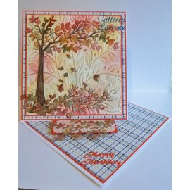 Tattered Lace Stamping template: Cherry Tree