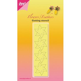 Joy!Crafts / Jeanine´s Art, Hobby Solutions Dies /  Stamping template: 4 flowers with 6 petals