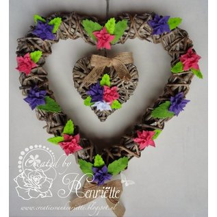 Joy!Crafts / Jeanine´s Art, Hobby Solutions Dies /  Stansning skabelon: 4 blomster med seks kronblade