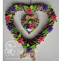 Joy!Crafts / Jeanine´s Art, Hobby Solutions Dies /  Stansning skabelon: 4 blomster med seks kronblade