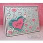 Taylored Expressions Stamping template: Blooming Hearts