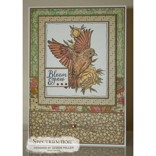 Crafter's Companion Gummi Stempel: Little Birdie