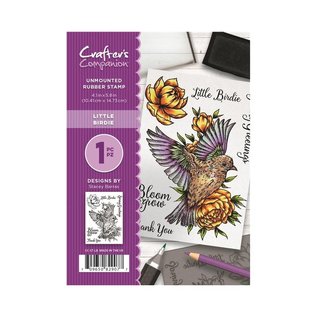 Crafter's Companion Gummi Stempel: Little Birdie