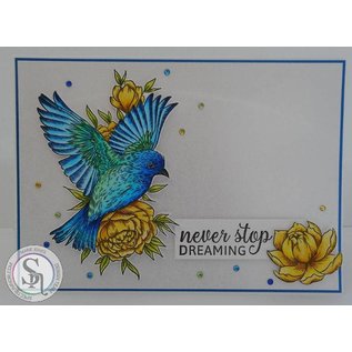 Crafter's Companion Gummi Stempel: Little Birdie