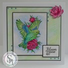 Crafter's Companion Gummi Stempel: Little Birdie