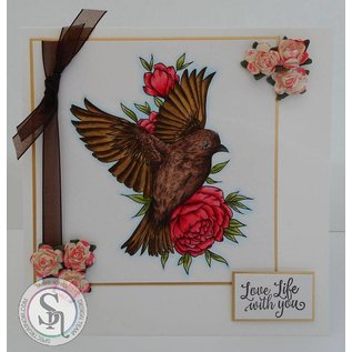 Crafter's Companion Rubber stamp: Little Birdie