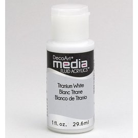 DecoArt media vloeistof acryl, Titanium White