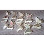 Embellishments / Verzierungen 9 farfalle piece 3D con perle