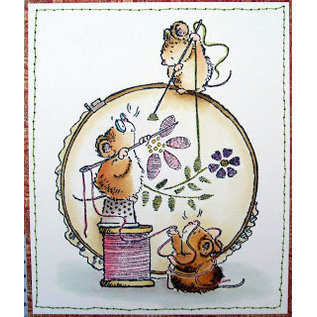 Penny Black Rubber stamp: Stitch In Time