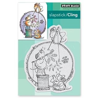 Penny Black Rubber stamp: Stitch In Time