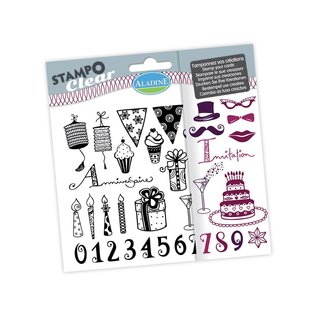 ALADINE ALADINE, Stempel SET, "Stampo Clear Anniversary"