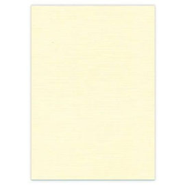 Karten und Scrapbooking Papier, Papier blöcke 10 vel, A4 linnen karton, crème kleur, 240 gr