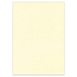 Karten und Scrapbooking Papier, Papier blöcke 10 feuilles A4, carton de lin, couleur crème, 240 gr