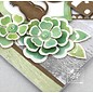 Joy!Crafts / Jeanine´s Art, Hobby Solutions Dies /  Stamping- and pre-template: flowers with leaves