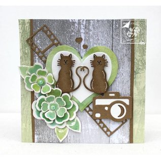 Joy!Crafts / Jeanine´s Art, Hobby Solutions Dies /  Punching og preging sjablong: blomster med blader