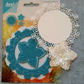 Joy!Crafts / Jeanine´s Art, Hobby Solutions Dies /  Ponsen en embossingmal: Cirkel met bloem