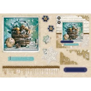 Studio Light Punching block A5: Royal Christmas with foil nr.12