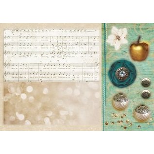 Studio Light Punching block A5: Royal Christmas with foil nr.12