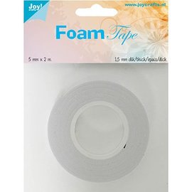 BASTELZUBEHÖR, WERKZEUG UND AUFBEWAHRUNG Foam tape, 2mm x 8mm x 2mtr, double-sided adhesive