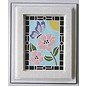 CREATIVE EXPRESSIONS und COUTURE CREATIONS Stamping template: Stained glass collection butterfly with flowers